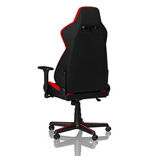 Load image into Gallery viewer, NITRO CONCEPTS S300 Gaming Chair - Inferno Red - Office Chair - Ergonomic - Cloth Cover - Up to 300 lbs Users - 90° to 135° Reclinable - Adjustable Height &amp; Armrests
