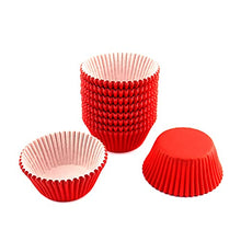 Load image into Gallery viewer, Eoonfirst Standard Size Baking Cups Valentine's Day Party Cupcake Liners 200 Pcs (Red)

