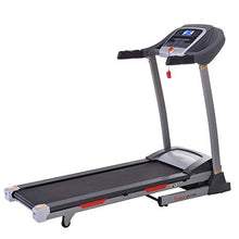 Load image into Gallery viewer, Sunny Health &amp; Fitness Portable Treadmill with Auto Incline, Device Holder, Pulse Grips, 220 LB Max Weight and Shock Absorbers - SF-T7705
