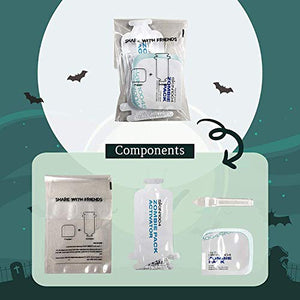 SKIN1004 Zombie Pack - Wash off Face Mask for Aging Skin, Fine Lines Wrinkles, Enlarged Pores, Dryness, Lifting and Hydrating (1 Box (Halloween Edition))