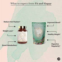 Load image into Gallery viewer, Fit &amp; Happy by MenoLabs | Probiotic + Triple Fiber Combo for Natural Weight Management &amp; Menopause Smptom Relief, Digestion, Mood and Metabolism Support
