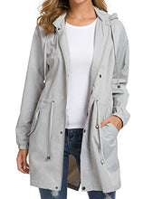 Load image into Gallery viewer, Besshopie Women&#39;s Lightweight Water-Resistant Raincoat Windbreaker Jacket with Hood
