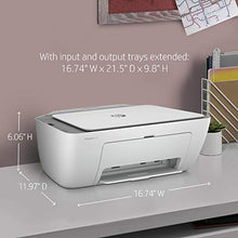 Load image into Gallery viewer, HP DeskJet 2755 Wireless All-in-One Printer, Mobile Print, Scan &amp; Copy, HP Instant Ink Ready, Works with Alexa (3XV17A)
