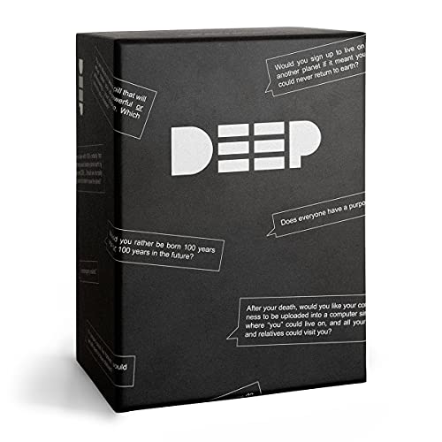 The Deep Game - Conversation Card Game for Friends and Families - 10 Decks, 420 Questions, 300 Cards