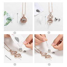Load image into Gallery viewer, Cremation Jewelry Urn Pendant Necklace with Hollow Urn Cremation Jewelry for Ashes Lotus Flower Shape
