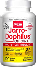 Load image into Gallery viewer, Jarrow Formulas Jarro-Dophilus® Original, For Intestinal Health and Immune Support*, 3.4 Billion Cells Per Capsule, 100 Veggie Caps
