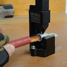 Load image into Gallery viewer, TEMCo Hammer Lug Crimper Tool V2 with holes for bench mounting (Crimps Battery and Welding cables 8 AWG TO 4/0 Wire Gauge)
