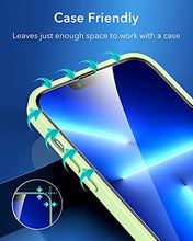 Load image into Gallery viewer, ESR Tempered-Glass Screen Protector Compatible with iPhone 13 and iPhone 13 Pro, with Easy Installation Frame, Ultra Tough, Clear, 3 Pack
