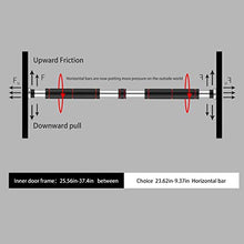 Load image into Gallery viewer, Doorway Pull Up and Chin Up Bar Upper Body Workout Bar for Home Gym Exercise Fitness &amp; 440 LBS
