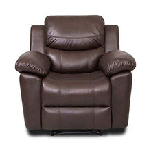 Load image into Gallery viewer, JUNTOSO 3 Pieces Recliner Sofa Sets Bonded Leather Lounge Chair Loveseat Reclining Couch for Living Room - Chocolate
