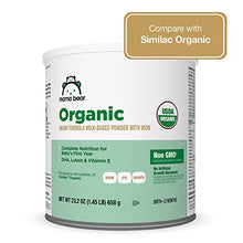 Load image into Gallery viewer, Mama Bear Organic Infant Formula Powder with Iron, Organic, Non-GMO Ingredients Plus DHA, Lutein and Vitamin E, 23.2 Ounces
