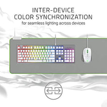 Load image into Gallery viewer, Razer Goliathus Extended Chroma Gaming Mouse Pad: Customizable Chroma RGB Lighting - Soft, Cloth Material - Balanced Control &amp; Speed - Non-Slip Rubber Base - Mercury White
