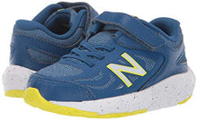 Load image into Gallery viewer, New Balance Kid&#39;s 519 V1 Alternative Closure Running Shoe, Andromeda Blue, 3 M US Infant
