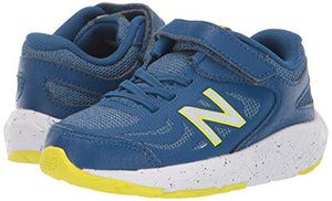 New Balance Kid's 519 V1 Alternative Closure Running Shoe, Andromeda Blue, 3 M US Infant