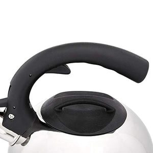 Amazon Basics Stainless Steel Tea Kettle, 2.0-Quart, Silver