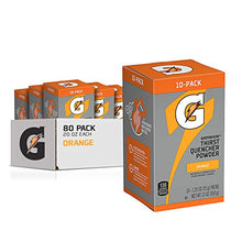 Load image into Gallery viewer, Gatorade Thirst Quencher Powder, Orange, 1.23oz Packets, Makes 20 ounces (80 Pack)
