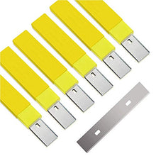 Load image into Gallery viewer, 4" Scraper Blades 60 pcs Replacement Stainless Steel Razor Blade for Scraper to Remove Wallpaper Adhesive Vinyls
