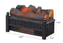 Load image into Gallery viewer, Duraflame Juniper 20" Infrared Electric Log Set with Crackling Sound - Black, DFI041ARU-2
