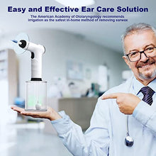 Load image into Gallery viewer, Electric Ear Wax Removal Kit with SoftSpray Safe and Effective Ear Cleaner with 4 Pressure Settings for Ear Wax Buildup Complete Ear Cleaning Irrigation Kit, Black

