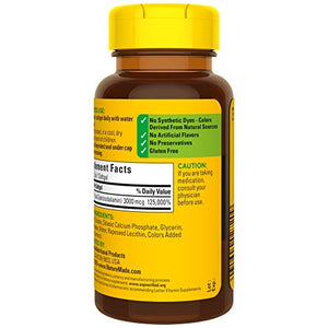 Nature Made Extra Strength Vitamin B12 3000 mcg Softgels, 60 Count