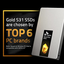 Load image into Gallery viewer, SK hynix Gold S31 1TB SATA Gen3 2.5 inch Internal SSD | SSD 1TB | Up to 560MB/S | Solid State Drive | Compact 2.5&quot; SSD Form Factor SK hynix SSD | Internal Solid State Drive | SATA SSD
