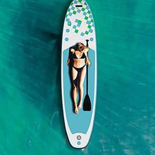 Load image into Gallery viewer, EDOSTORY Inflatable Stand Up Paddle Board (10'6 x 31.5'' x 6'') with Accessories Carry Bag, Wide Stance, Bottom Fin for Paddling, Non-Slip Deck, Surf Control, Youth &amp; Adult Standing Boat A
