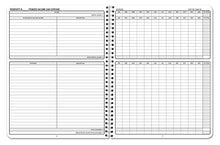 Load image into Gallery viewer, BookFactory Rental Property Record Book/Rental Property Log Book - Wire-O, 100 Pages, 8.5" x 11" (LOG-100-7CW(RentalProperty))
