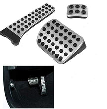 Load image into Gallery viewer, Yokkfine for Mercedes Benz C/E/S/GLK/SLK/CLS/Sl Class Foot Pedal Pads Covers Set Non-Slip Performance Aluminum Auto Accelerator Brake Pedal Car Accessories - Silver（A Set of 3
