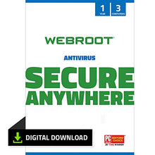 Load image into Gallery viewer, Webroot Antivirus Software 2022 | Protection against Computer Virus, Malware, Phishing and more | 3-Device | 1-Year Subscription | Download
