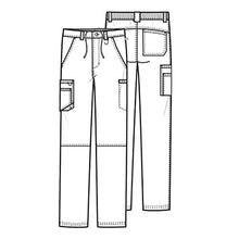 Load image into Gallery viewer, CHEROKEE Infinity Men Men's Fly Front Pant, CK200A, M, Hunter Green
