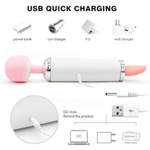 Load image into Gallery viewer, Perfect Size Realistic Tongue Licker with Multi Speed Líckíng&amp;Vibrating Handheld Wireless Pussy Pleasure Massaging Tools for Female Underwear Therapy Device IPX7 Waterproof Tshirt
