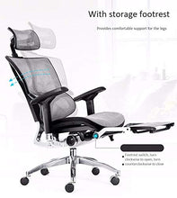 Load image into Gallery viewer, NOLOGO Ergonomic Adjustable Office Chair with Lumbar Support and Rollerblade Wheels - High Back with Breathable Mesh - Breathable Cushion - Adjustable Head &amp; Arm Rests, Seat Height - Reclines
