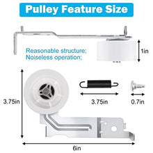 Load image into Gallery viewer, Upgraded Dryer Parts for Samsung 6602-001655 Dryer Belt, DC93-00634A Dryer Idler Pulley &amp; DC61-01215B Tension Spring for Samsung Dryer Replacement dv45h7000ew, dv48h7400ew, dv42h5000ew, dv48j7700ew
