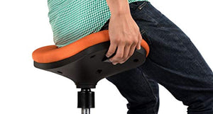 UPLIFT Desk - Crescent Saddle Stool (Orange)