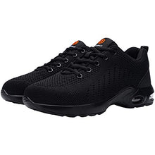 Load image into Gallery viewer, DYKHMILY Steel Toe Shoes for Men Lightweight Safety Work Shoes Slip Resistant Puncture Proof Indestructible Sneakers(13,Black,D9003)
