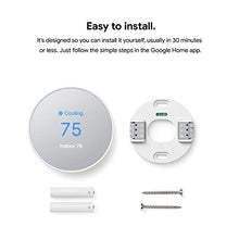 Load image into Gallery viewer, Google Nest Thermostat - Smart Thermostat for Home - Programmable Wifi Thermostat - Charcoal
