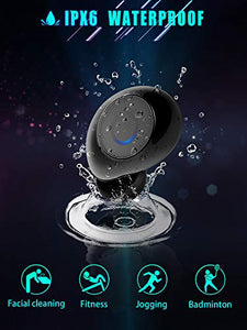 True Wireless Earbuds, Viixm in-Ear IPX6 Waterproof Bluetooth Headphones with Stereo Calls, Easy Pairing, Single/Twin Mode for Office/Gym/Travel (Black)