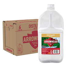 Load image into Gallery viewer, ARROWHEAD Brand Distilled Water, 1-gallon plastic jugs (Two Packs of 6)
