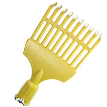 Load image into Gallery viewer, DocaPole 4 inch Roof Rake &amp; Shrub Rake // Extension Pole Roof Rake Attachment // for Roof Raking and Detailed Shrub Raking Under Bushes and in Flower Beds // Flower Bed Rake // Small Rake Attachment
