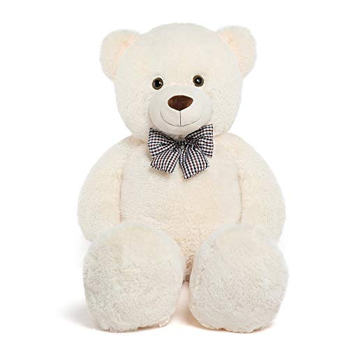 MaoGoLan 39'' Soft Big Teddy Bear Stuffed Animal 3ft Stuffed Bear Toy Giant Cute White Teddy Bear Huge