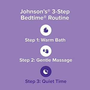 Johnson's Sleepy Time Bedtime Baby Gift Set with Relaxing NaturalCalm Aromas, Bedtime Baby Bath Shampoo, Wash & Lotion Essentials, Hypoallergenic & Paraben-Free, 4 Items