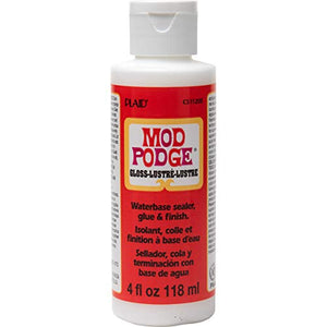 Mod Podge PLCS11205 11359 Gloss 4Oz Squeeze Bottle, 4 oz