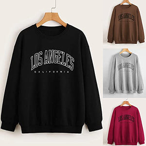 Hemlock Teen Girls Sweatshirts Crewneck Long Sleeve Tops Letter Print Sweatshirt Pullover Juniors Back to Sschool Tops