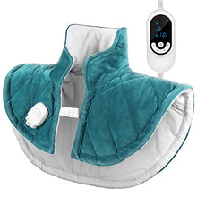 Load image into Gallery viewer, Enlarged 2.5lb 24&quot; x 33&quot; Weighted Heating Pad for Neck and Shoulders - 2S Fast Heat Up Heating Pad for Neck Shoulder Pain Relief, 6 Heat Settings 22 Timers Neck Heating Pad, Christmas Gifts for Women
