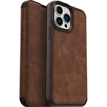 Load image into Gallery viewer, OTTERBOX STRADA FOLIO SERIES Case for iPhone 13 Pro Max &amp; iPhone 12 Pro Max - Retail Packaging - ESPRESSO
