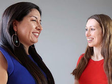 Load image into Gallery viewer, Agate Moss Earrings 3.5&quot; Boutique Green Flower Crystal Healing Energy Gemstone Big Copper Hoop B01
