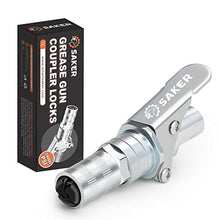 Load image into Gallery viewer, Saker Grease Gun Coupler-Upgrade to 14000 PSI,Duty Quick Release Grease Couplers,Compatible with All Grease Guns 1/8" NPT Fittings (1 PC)
