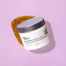 Load image into Gallery viewer, Exfoliating Glycolic Face Mask &amp; Scrub - Acne &amp; Blackhead Treatment for Brightening and Exfoliation with Turmeric &amp; Vitamin C - Natural AHA Enzyme Exfoliant for Scars &amp; Glowing Skin
