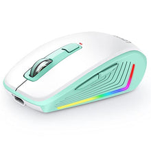Load image into Gallery viewer, Rechargeable LED Wireless Mouse- Lovaky 2.4G USB Mouse for Laptop, Silent Ergonomic Cordless Computer Mice for PC, Computer, Laptop, ChromeBook,Tablet
