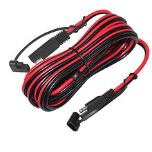 Load image into Gallery viewer, KUNCAN 25FT Sae to Sae 2 Pin Extension Cable DC Power 16awg Heavy Duty Battery Quick Disconnect/Connect Wire Harness with Sae Connectors with Dust Cap
